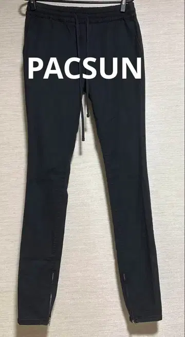 PACSUN 지퍼 조거 팬츠 블랙 S 사이즈