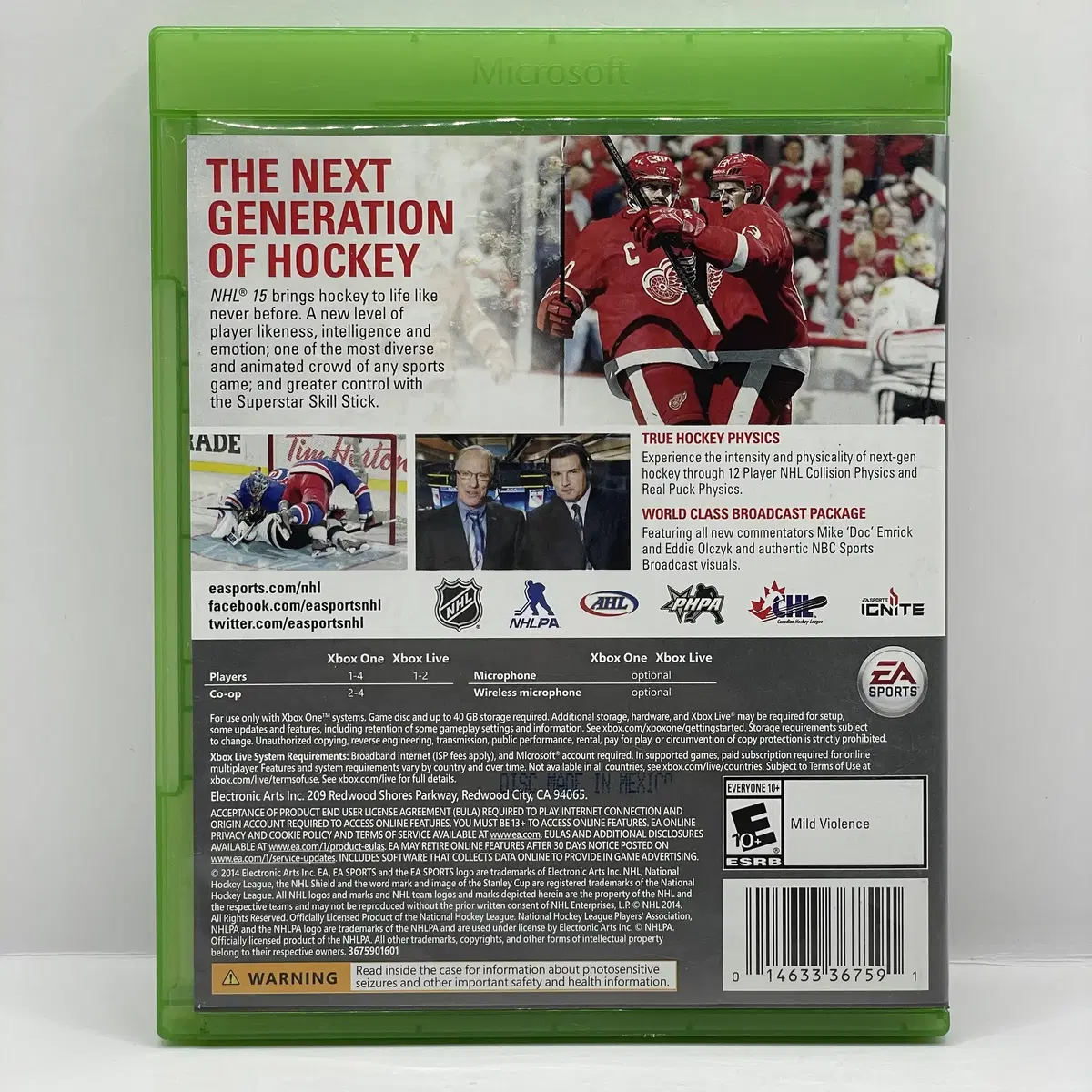 [북미판] XBOXONE NHL15 (1)