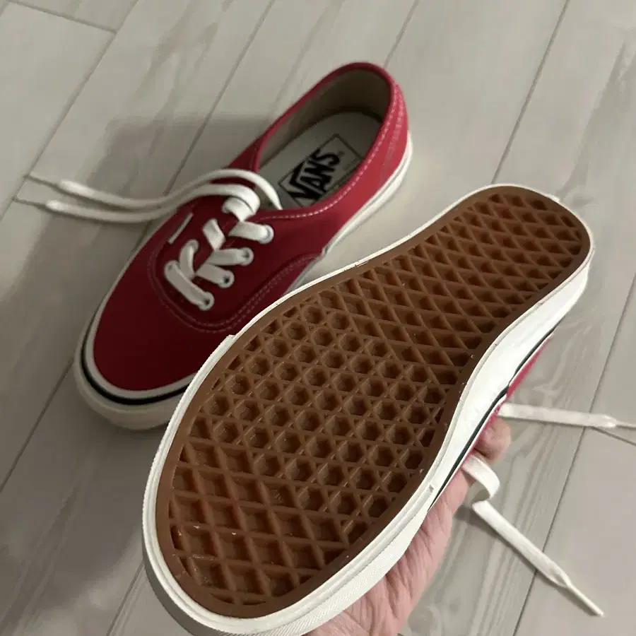 Vans 반스 레드 스니커즈 235 새상품