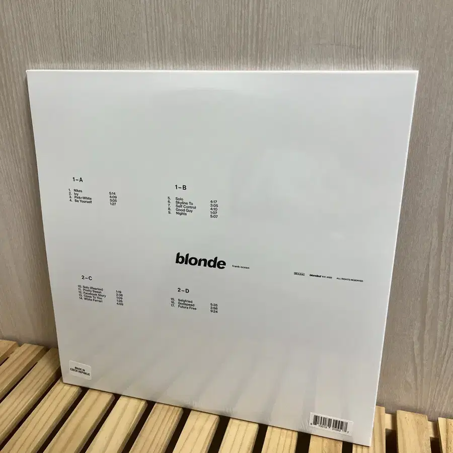 프랭크오션 blonde lp 미개봉