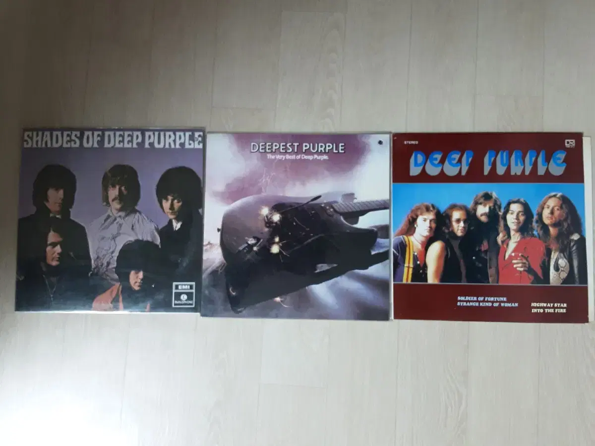 딥퍼플    Deep Purple3lp  2장미개봉 1장개봉