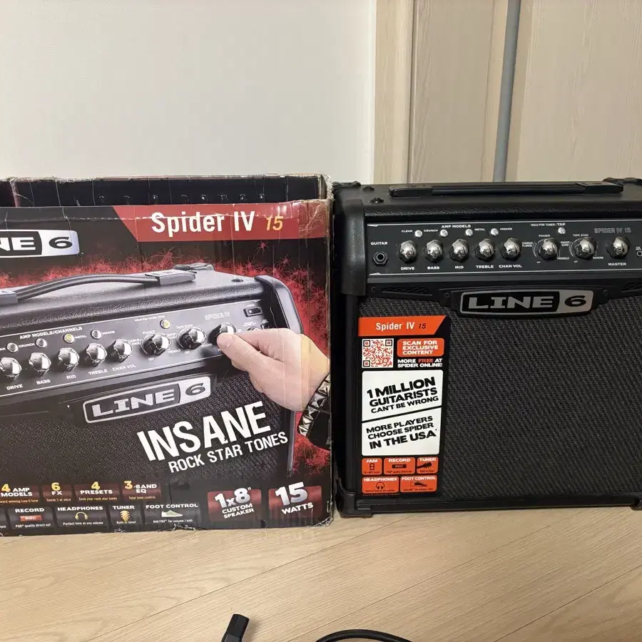 Line 6 Spider IV 15 와트 기타 앰프