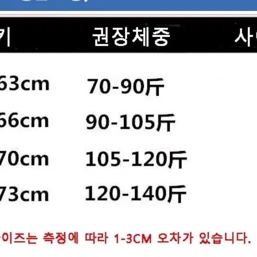 짱구잠옷 2xl 사이즈