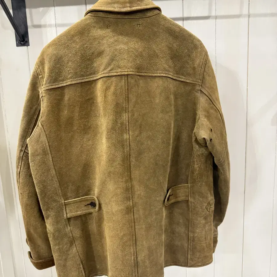 더블알엘 RRL Goat Suede Car Coat.