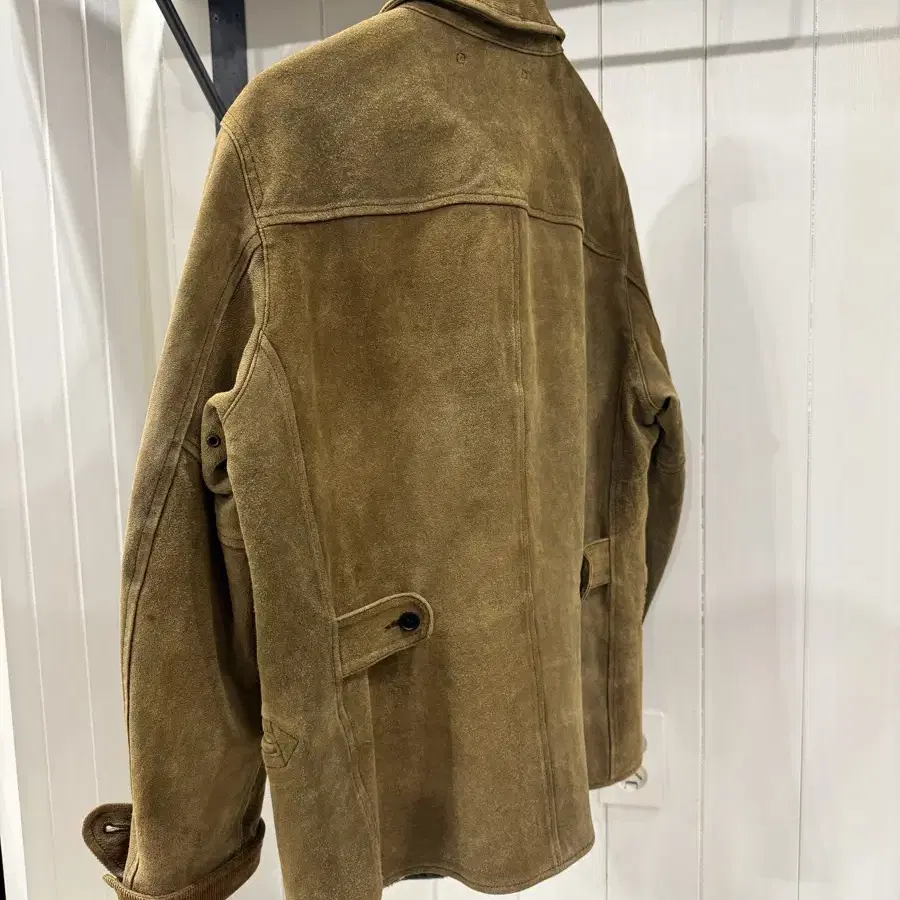 더블알엘 RRL Goat Suede Car Coat.