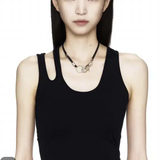 세이지가세이지 3way Sporty Necklace (Black)45cm