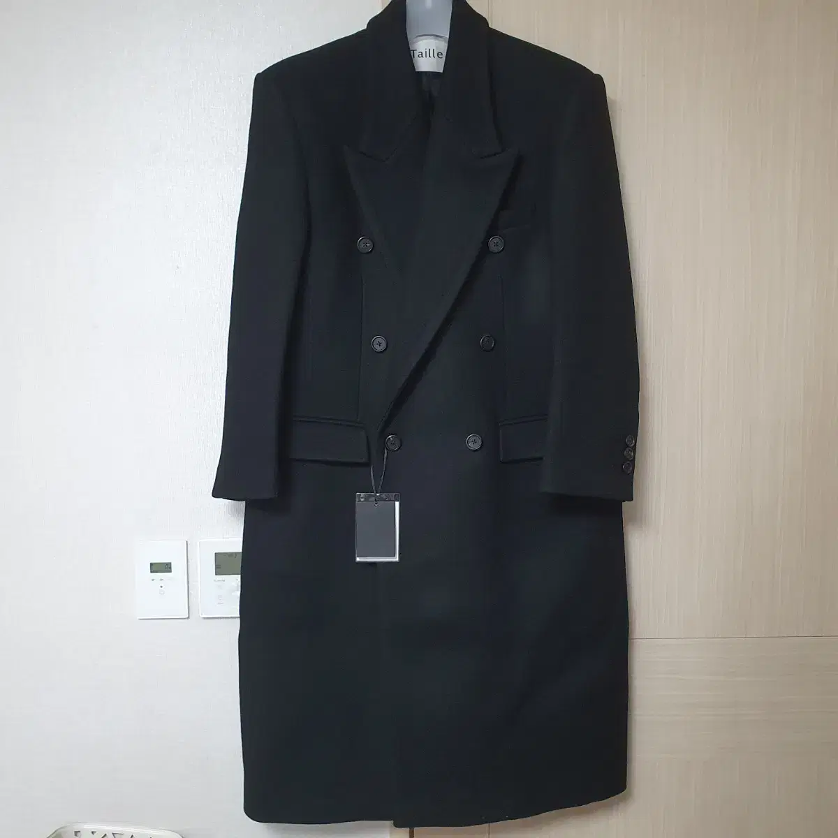 타일레 / MANERA TAILORED OVER COAT BLACK /1