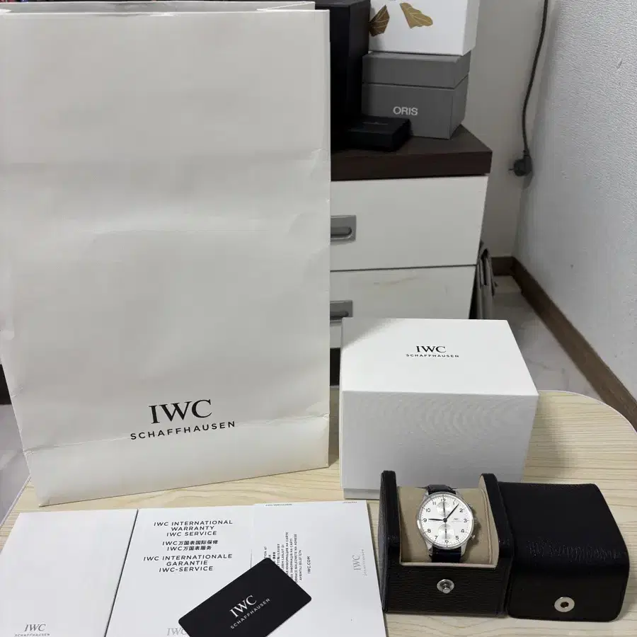 IWC 포르투기저 371605 신형 블루핸즈 모델 풀박스 판매