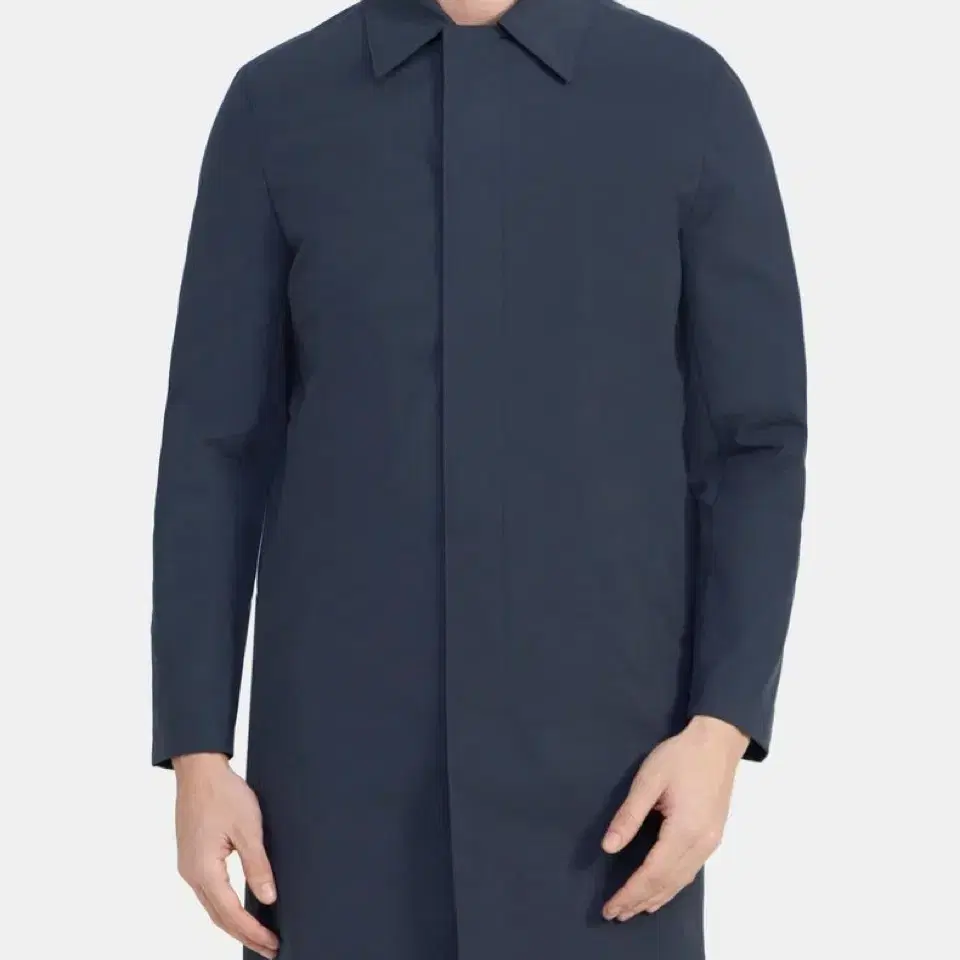 Theory car coat(L) navy