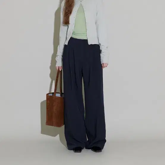 ods 베이직 울 캐시미어 가디건 민트 mint basic wool