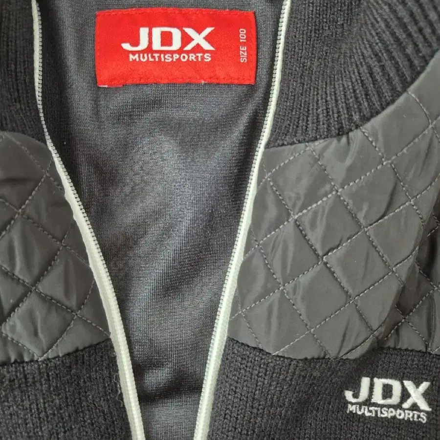 JDX 모 집업 조끼 100