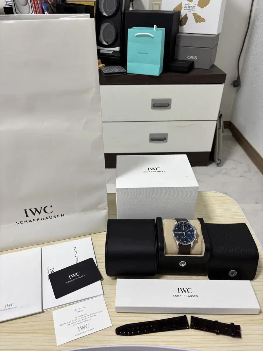 IWC 포르투기저 신형 검판 모델 풀박 판매