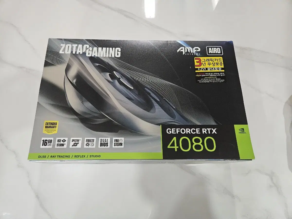 조텍 지포스 RTX 4080 16GB AMP! OC 팝니다!~