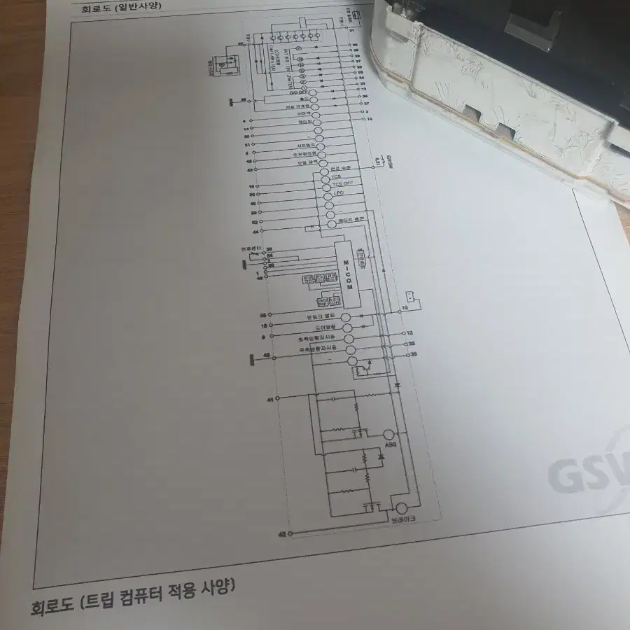 아반떼XD 계기판