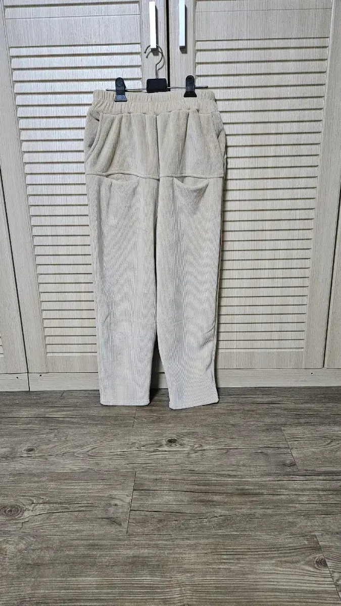 Corduroy fleece pants