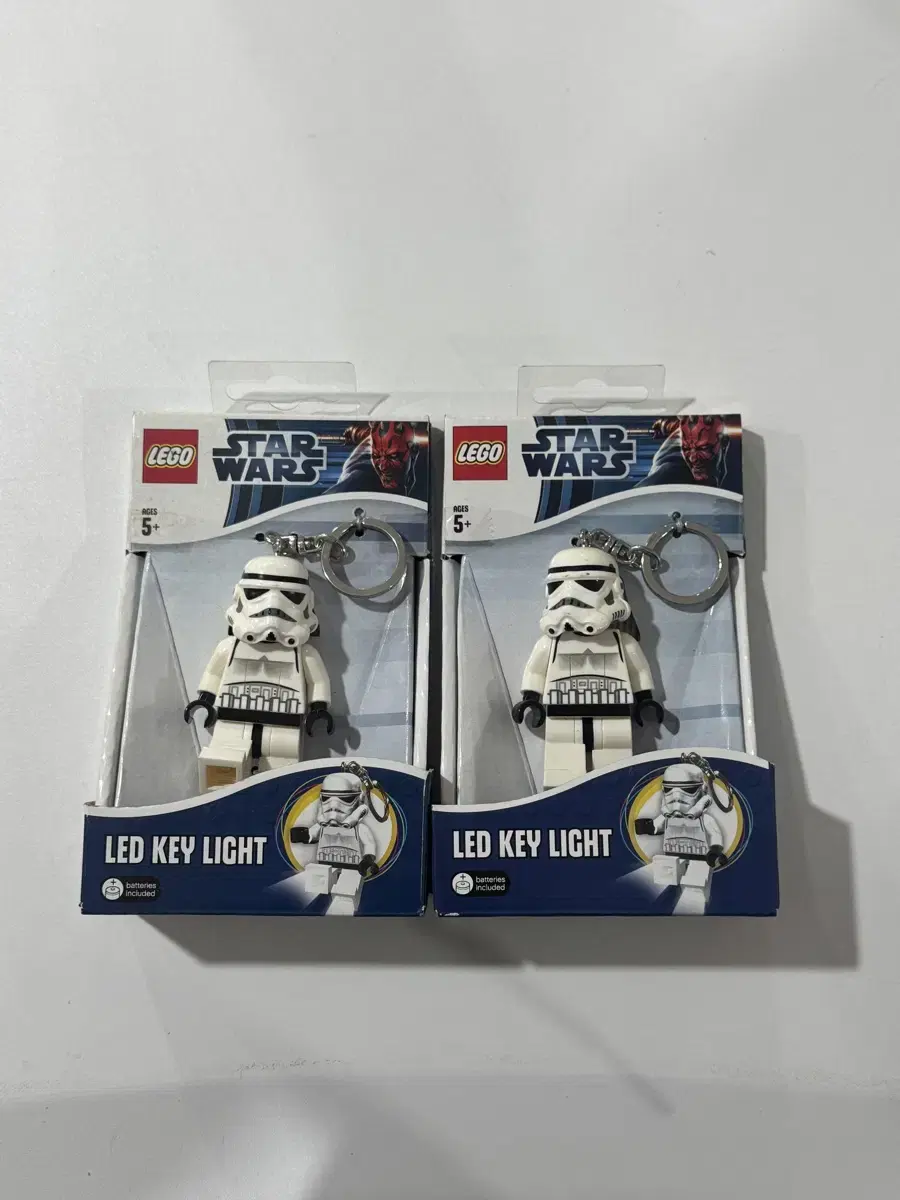 [LEGO] 스타워즈 스톰트루퍼 Led key light 키체인 2개