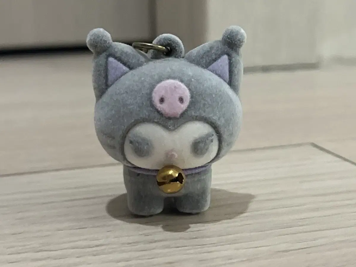 Kuromi Soft material keyring