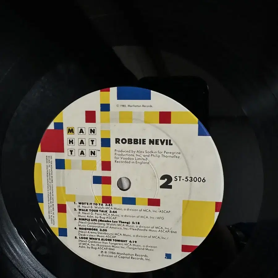 (민트급 알판)Robbie Nevil 1집(LP)