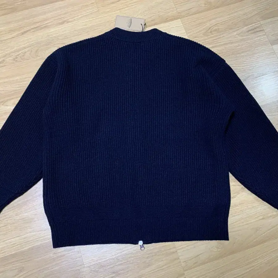 프리즘웍스 Wool deck zip up gardigan 네이비 m 팜