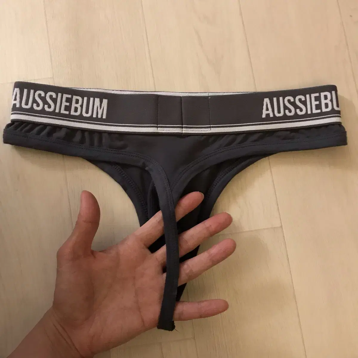 [S size] 오지범 aussiebum 브리프 삼각(T)팬티 다크그레이