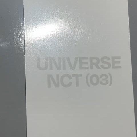 nct 127 마크 유니버스 홀로그램 카드 홀카 포카