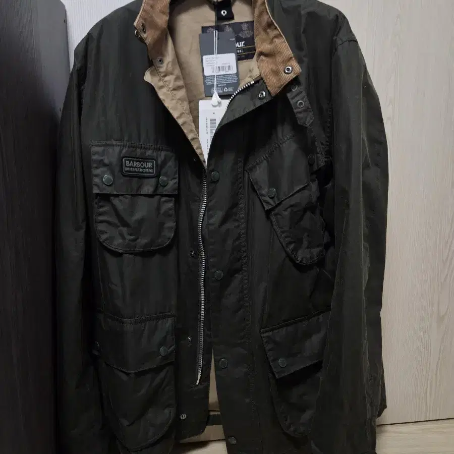 Barbour 바버 인터네셔널 왁스 자켓 L 올리브