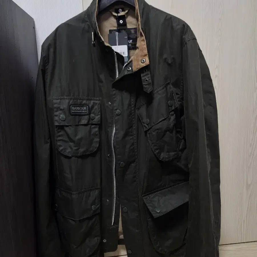 Barbour 바버 인터네셔널 왁스 자켓 L 올리브