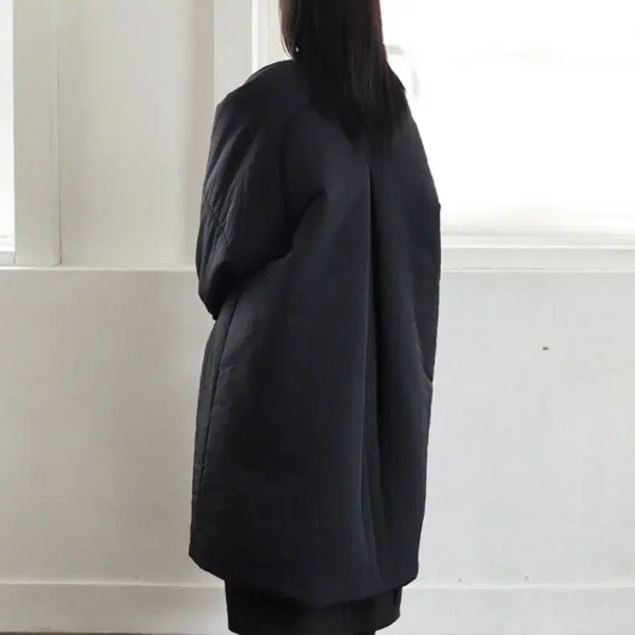 오묘 omyo raglan padding long coat