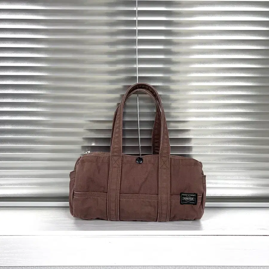 PORTER-CANVAS BOSTON BAG (Brick) 포터백