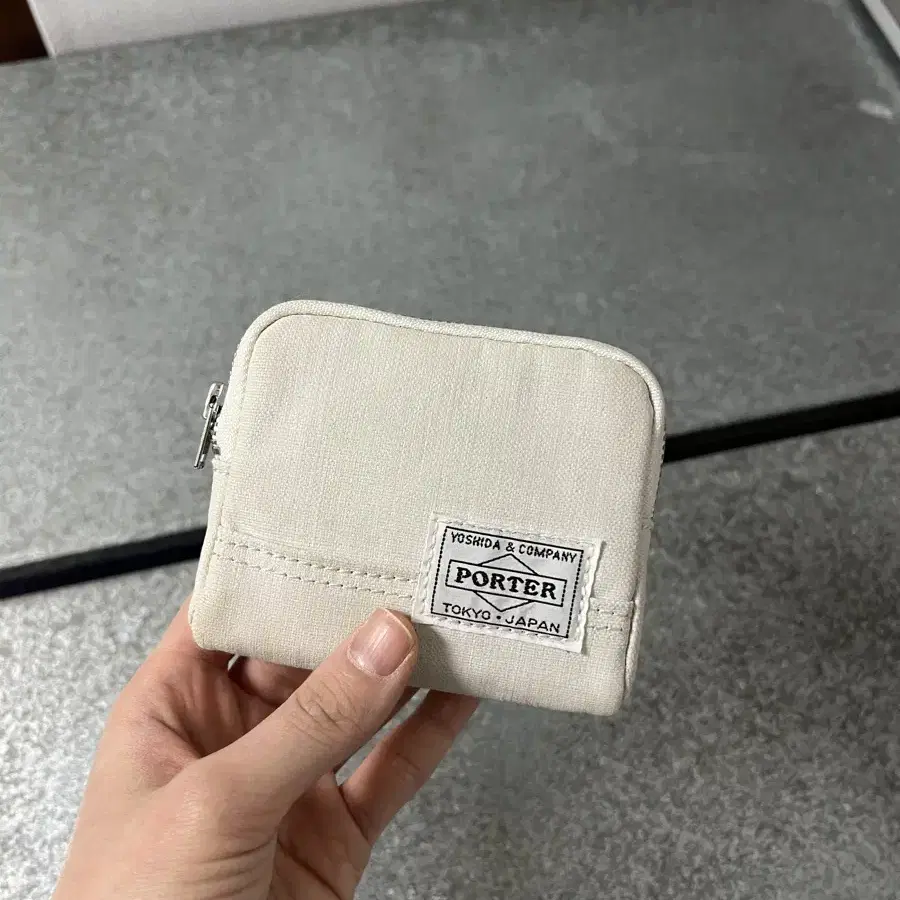 PORTER - DUCK COIN CASE (White) 포터지갑