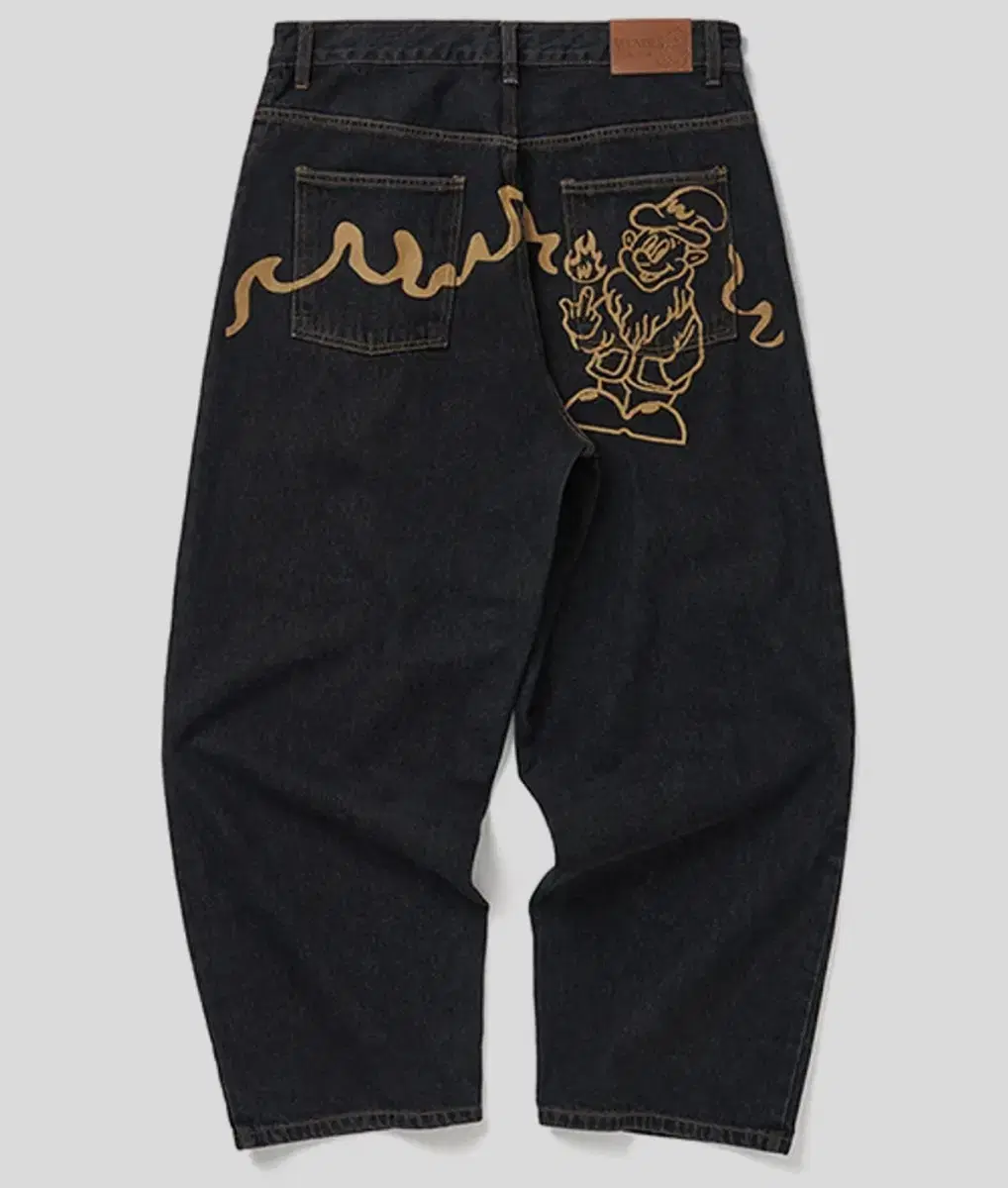 위캔더스 DWARF DENIM PANTS (BLACK)