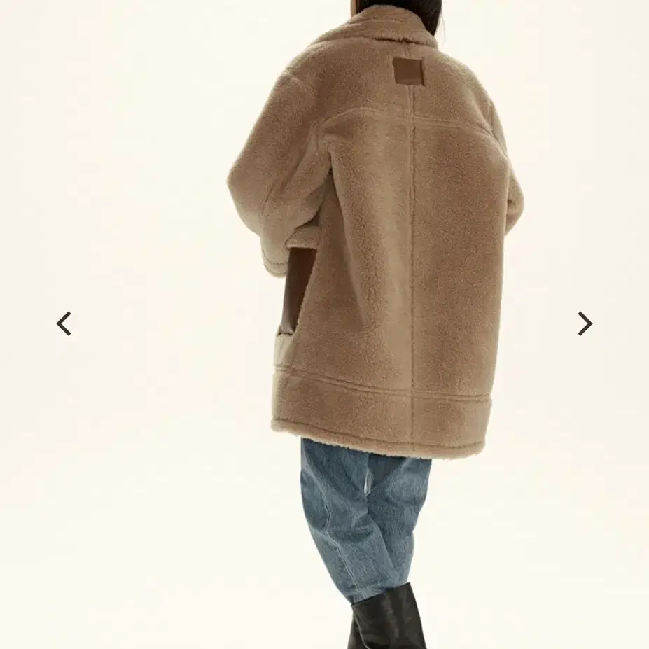 시엔느 Mathis Shearling Coat_Brown