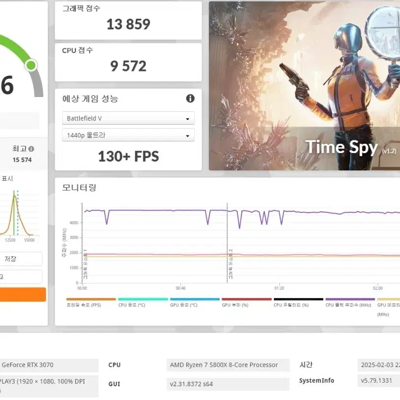 (안산/시흥)5800X,RTX3070 컴퓨터 본체