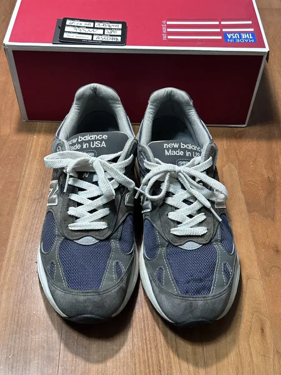 New balance 뉴발란스 993 네이비 MR993NV 280