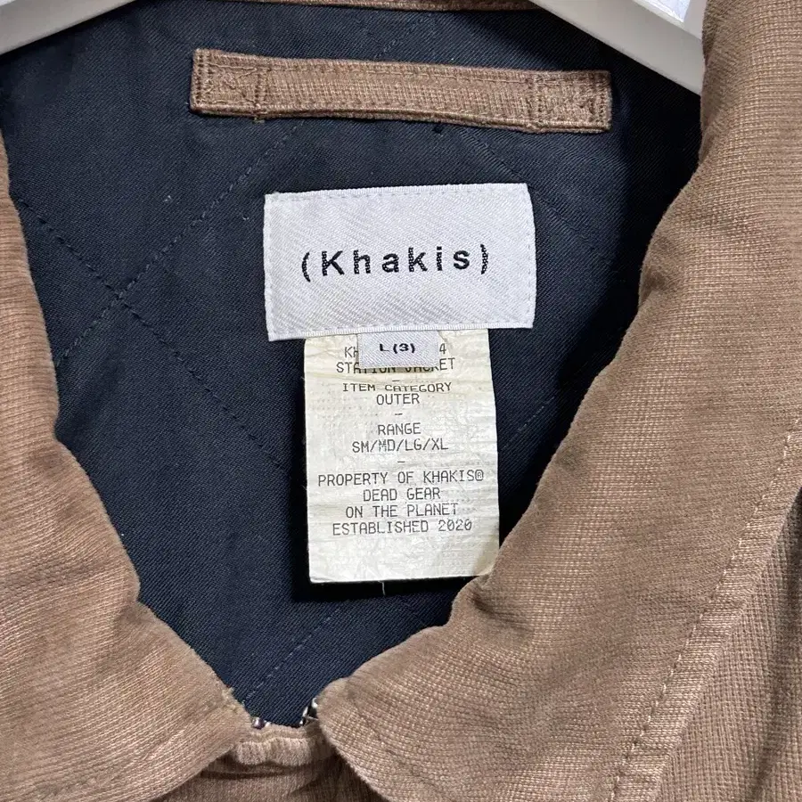 [L] 카키스 STATION JACKET BROWN