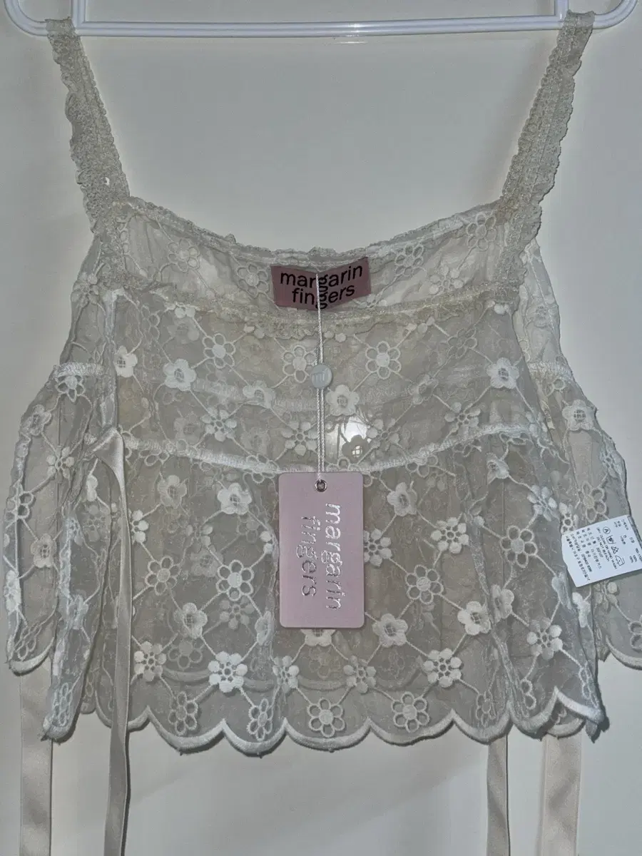 마가린핑거스 21SS 레이스 뷔스티에 lace bustier