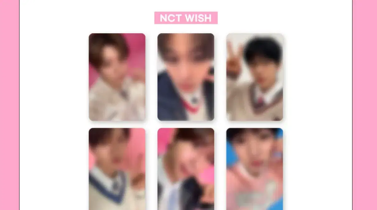 엔시티 위시 smtown 애플뮤직 특전 분철 nct wish