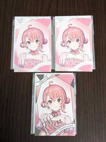 사사키 사키 폴라로이드 니지산지 7주년 기념 7주년 기념 사인회