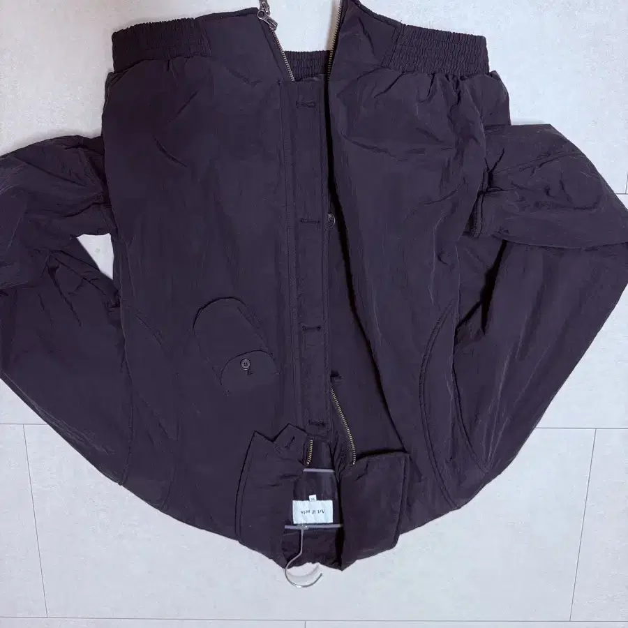 아트이프액츠 solid pocket ma-1 black XL