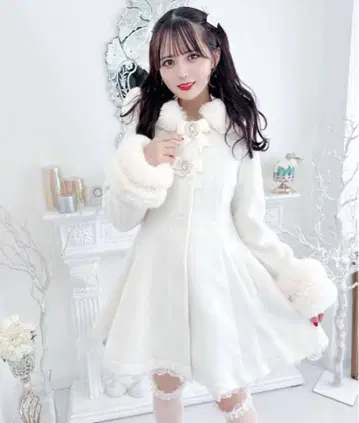 마즈 리본 롱 코트