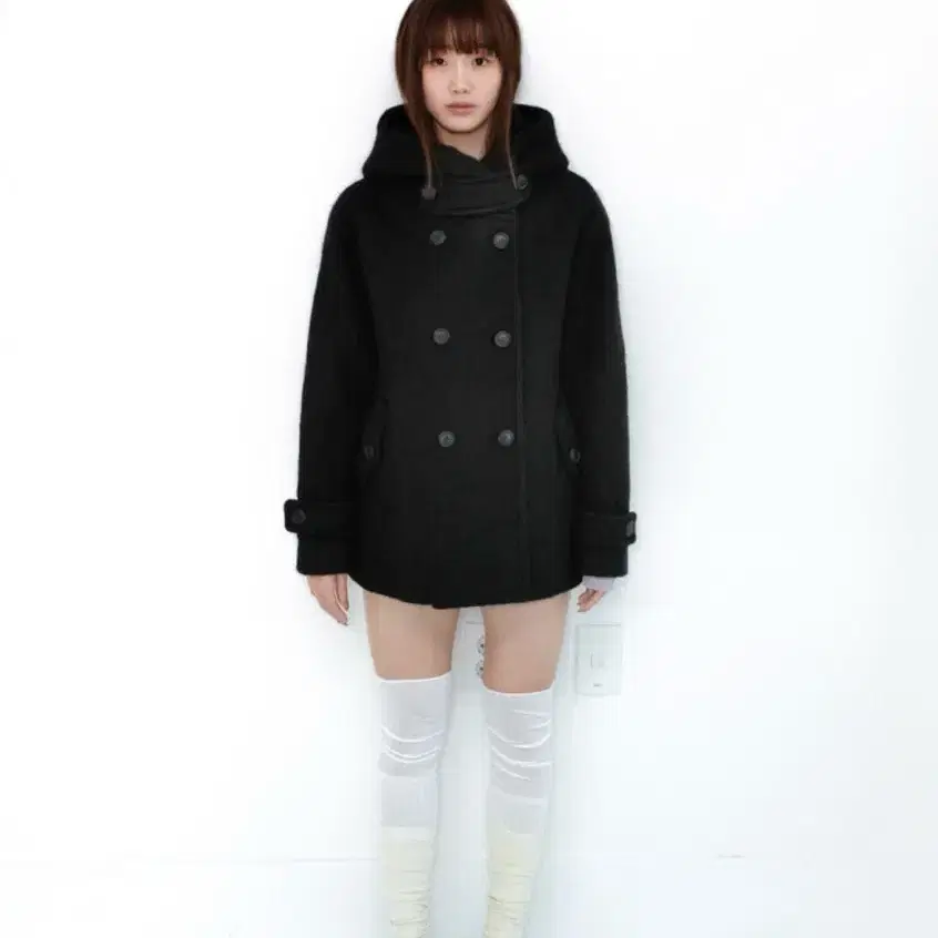 인앤양인하모니 미야 코트 miya coat, Black