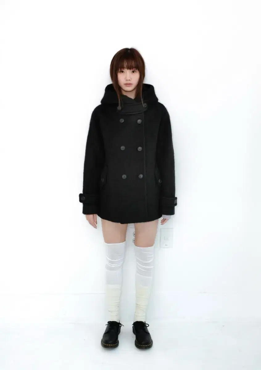 인앤양인하모니 미야 코트 miya coat, Black