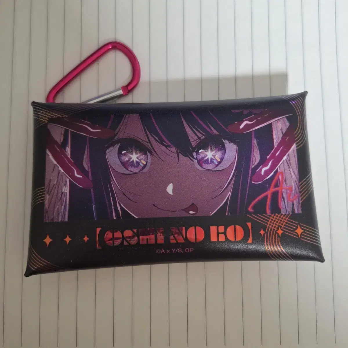 My Favorite Child Hoshino Ai photocard Pouch Keyring