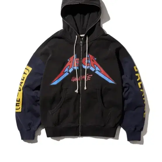 에이카 화이트 RE-GACY ZIP UP HOODIE