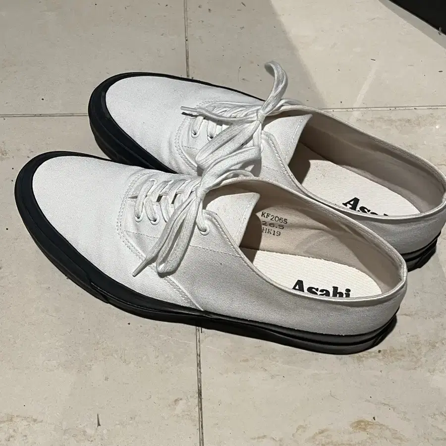 ASAHI SHOES 아사히 덱슈즈 모노크롬