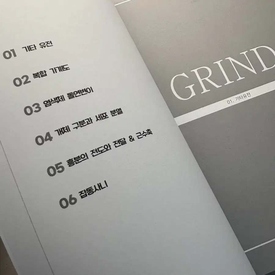 시대인재 이종걸t grind 생명 n제