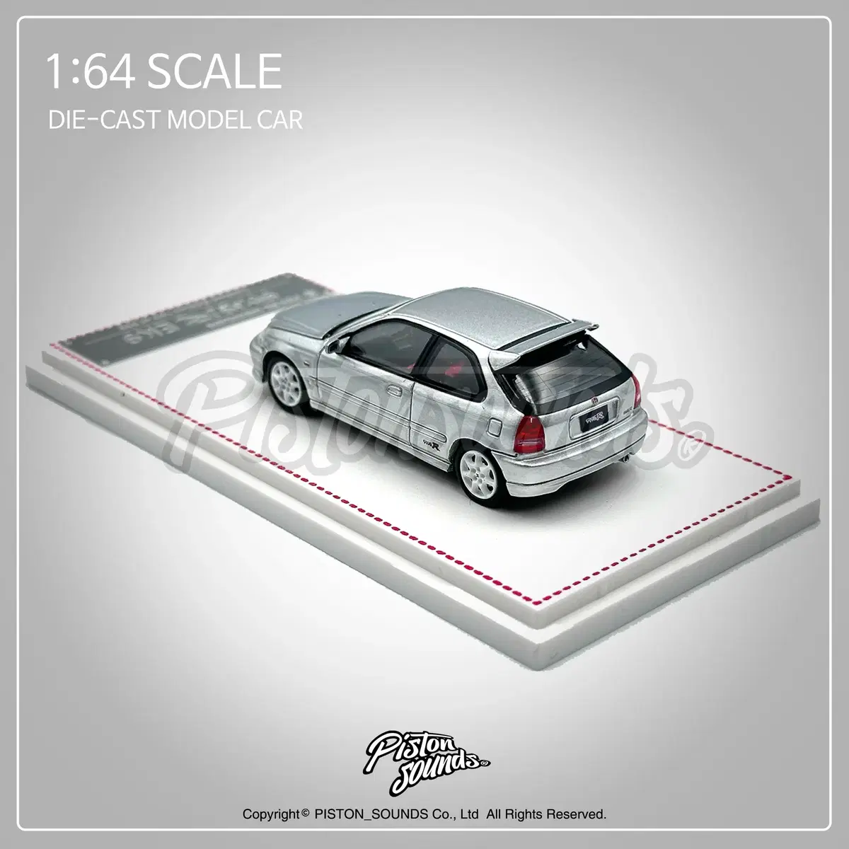 1:64스케일 다이캐스트 혼다 시빅 타입알 TYPE-R EK9 실버