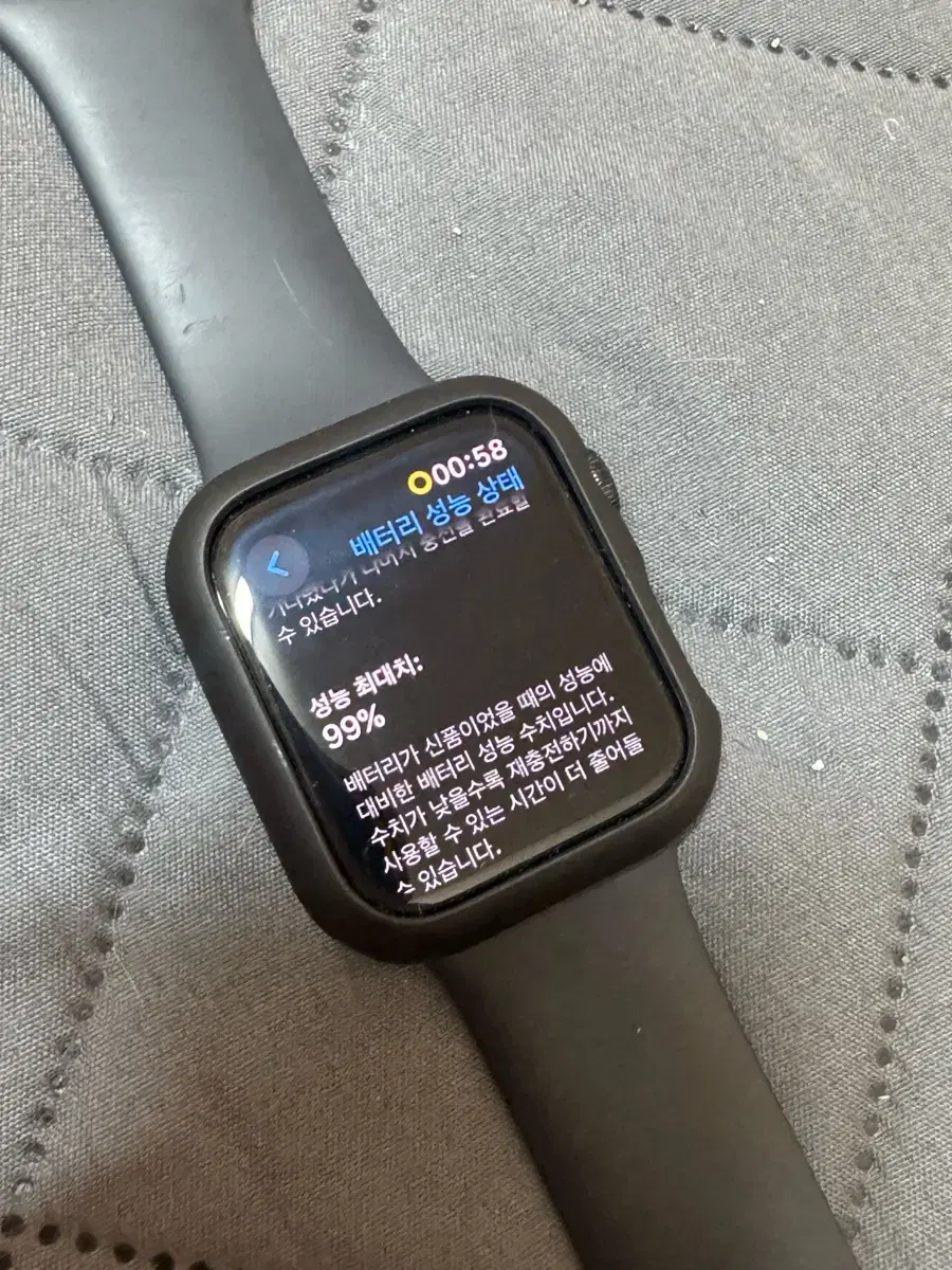 원가 55/ 애플워치se2 44mm GPS 미드나이트 스포츠밴드