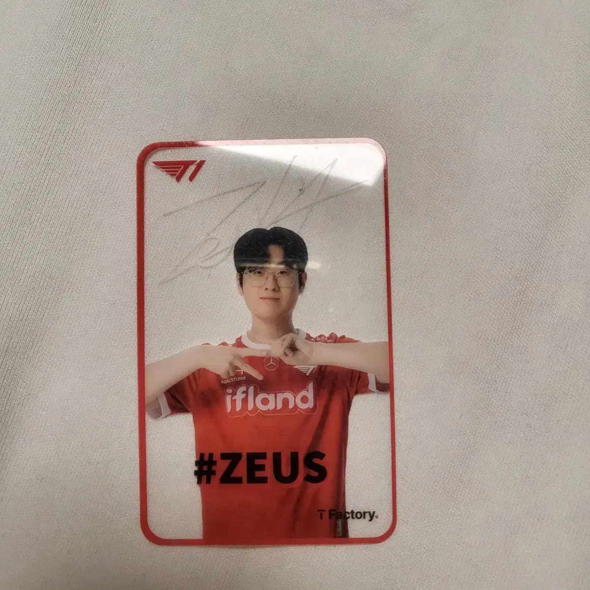 T1 HLE Zeus 투명 포카