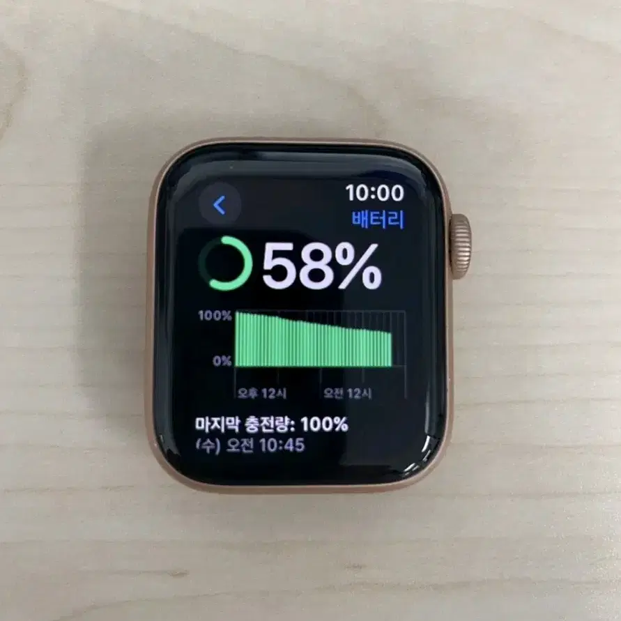 애플워치 se 40mm 배터리성능 87% 급급처